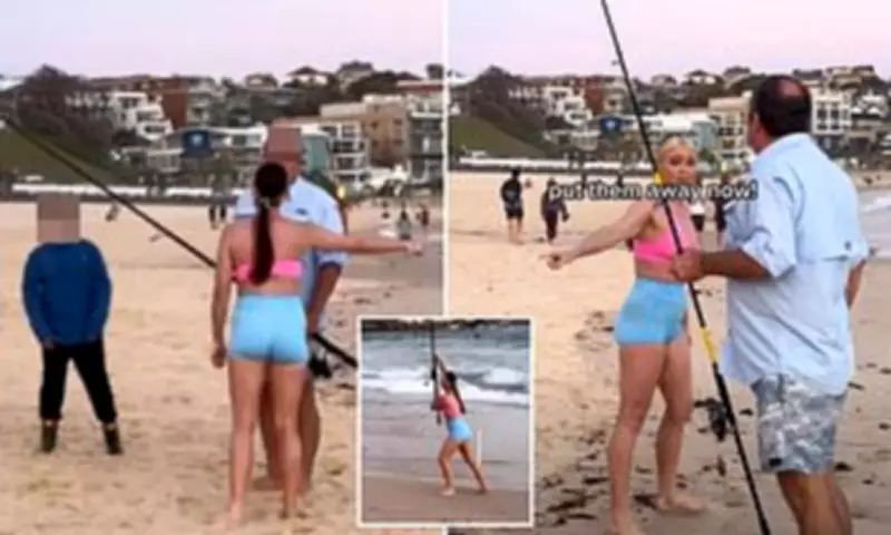 Vegan Activist's Bondi Beach Fishing Rod Confrontation Sparks Online Debate