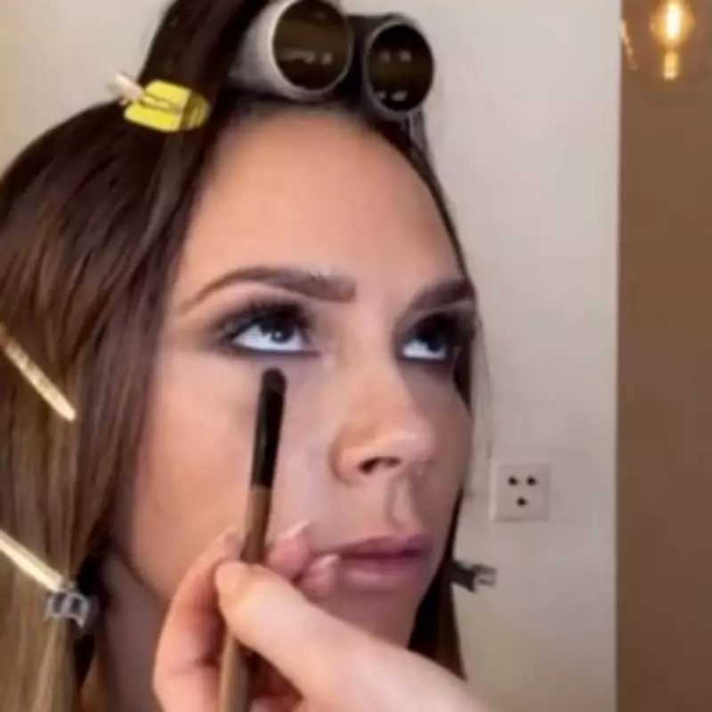 Victoria Beckham's Brown Eyeliner Creates Sparkling Eyes for Son's Birthday