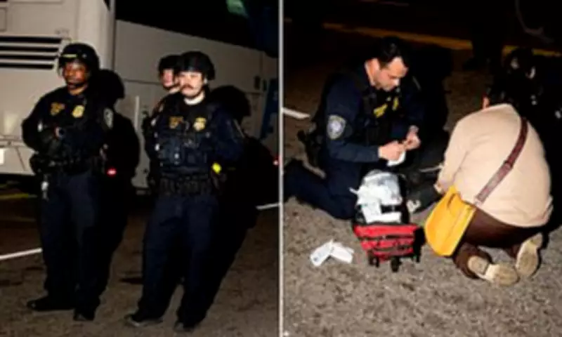 Violent Clash at LA Anti-ICE Protest as Woman Struck by Car