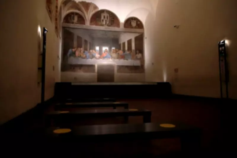 VIPs Visit Da Vinci's Last Supper During Olympics, Tourists Blocked