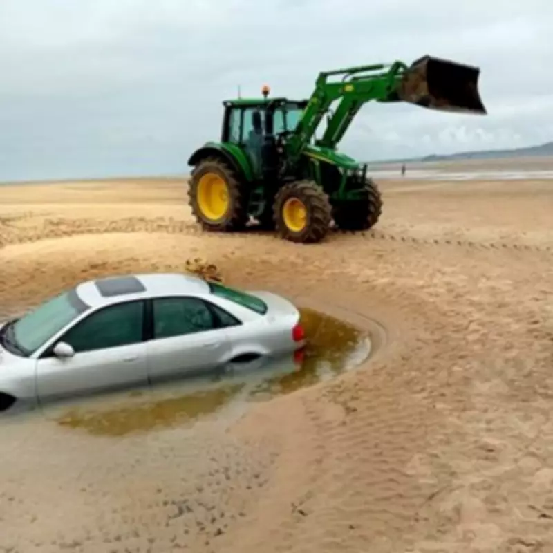 Welsh Beach Guardian Rescues Dozens of Vehicles from Treacherous Tides