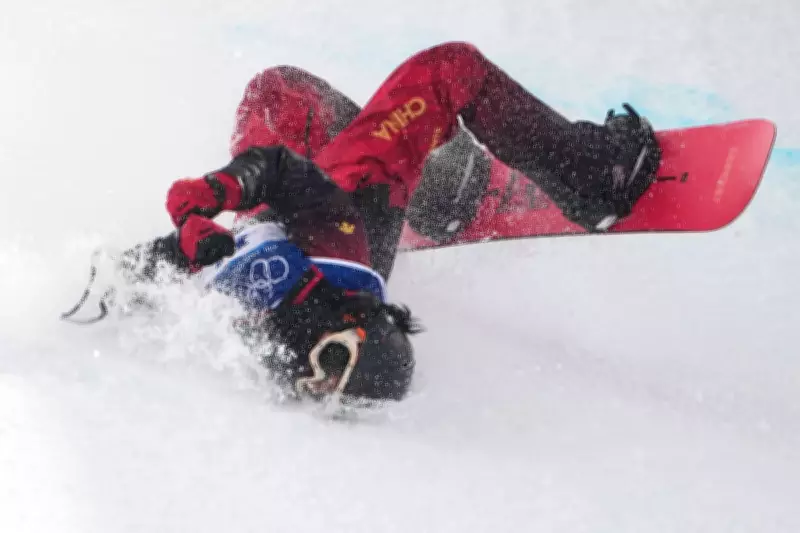 Winter Olympics Snowboarding Event Halted After Star's Serious Fall