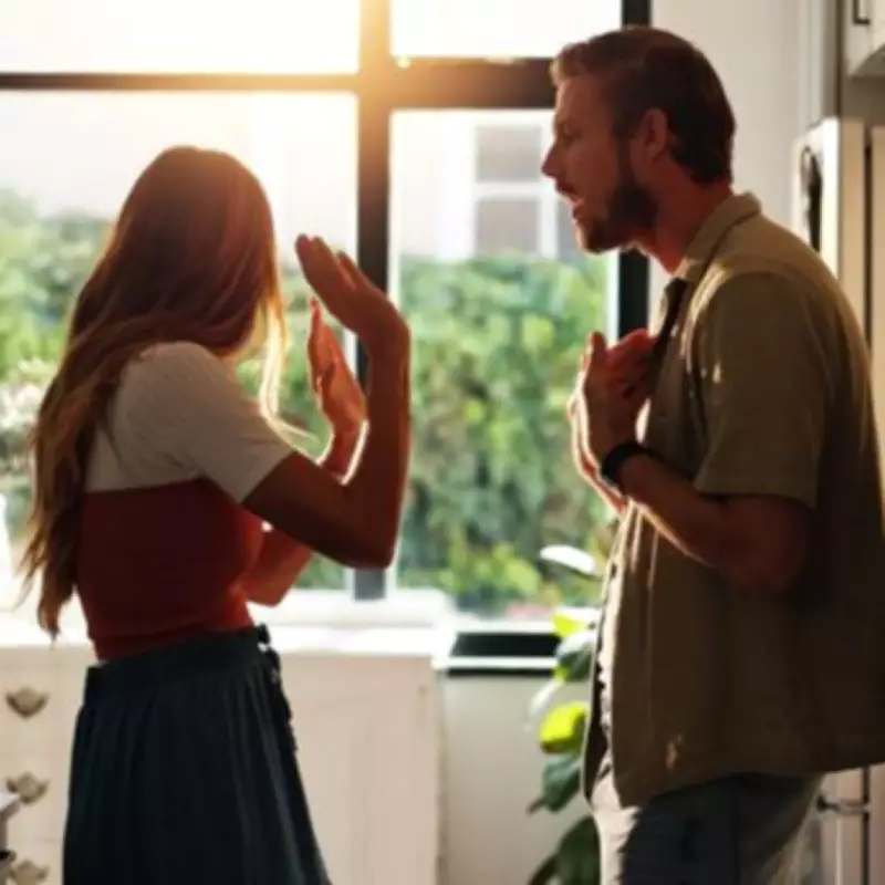 Woman Annoyed as Boyfriend Sleeps in Living Room with Female Guest
