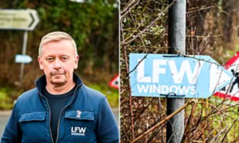 Worcester Window Salesman Fined £100 for Tiny Directional Arrow Sign