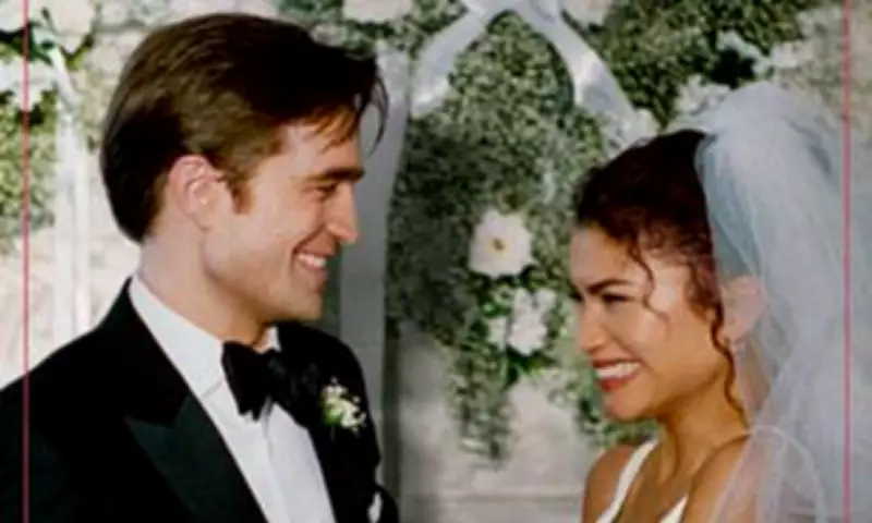 Zendaya and Robert Pattinson Spark Excitement as Bride and Groom in 'The Drama' Poster