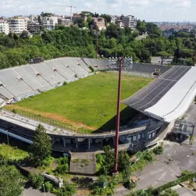 Abandoned Six Nations Stadium Crumbles as Nature Reclaims Historic Rome Venue