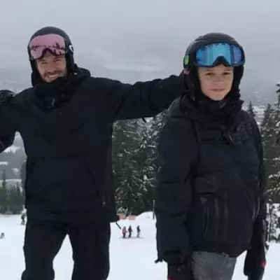 David Beckham Acts as True Knight on Slopes, Aids Fallen Skier at French Resort