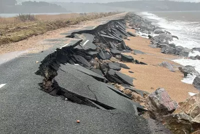 Devon's A379 Slapton Line Collapses into Sea After Storm Damage