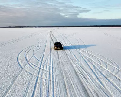 Estonia Opens 20km 'Ice Road' Across Frozen Sea Between Islands