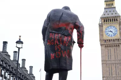 Man Charged Over Churchill Statue Graffiti in Parliament Square