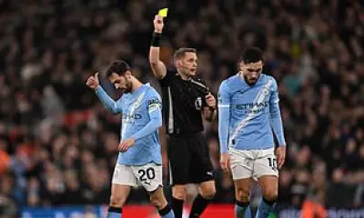 Manchester City's Bernardo Silva Faces Suspension Risk After Third Yellow Card