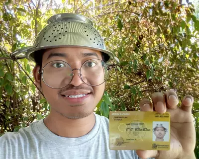 Pastafarian Fights Queensland Over Colander Driver's Licence Photo