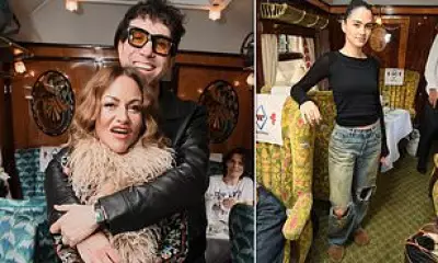Stars Ride British Pullman Train for BRIT Awards Launch in Manchester