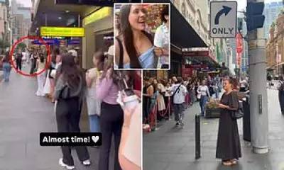 Sydney Shoppers Queue for Hours as Hailey Bieber's Rhode Brand Launches at MECCA