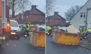 Binmen Attacked in Hi-Viz Jacket Brawl on Manchester Street