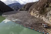 Bosnia's Drina River Choked by Annual Waste Deluge from Three Nations