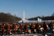 Buddhist Monks Complete 2,300-Mile Peace Walk to Washington's Lincoln Memorial