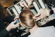Conner Ives Revives French Twist as Sleek New Updo Trend at London Fashion Week