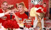 Dancing with the Stars Duo Emma Slater and Alan Bersten Serve Up Valentine's Fun at Raising Cane's