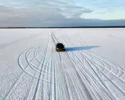 Estonia Opens 20km 'Ice Road' Across Frozen Sea Between Islands