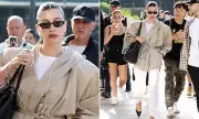 Hailey Bieber Arrives in Australia for Rhode Skincare Launch at MECCA