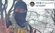 ICE Agent's Sassy Retort to Protester During Child Molester Arrest Goes Viral
