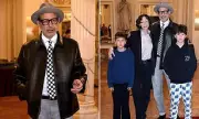 Jeff Goldblum's Rare Family Outing at Milan Olympics Cocktail Party
