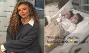 Jesy Nelson Shares Heartbreaking Hospital Photo of SMA Twins Holding Hands