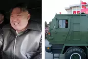 Kim Jong Un Drives Nuclear-Capable Rocket Launcher Ahead of Major Party Congress