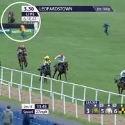 Leopardstown Steward's Narrow Escape During Irish Gold Cup Drama