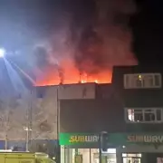 Major Fire Engulfs Abandoned Odeon Cinema in Canterbury, Kent