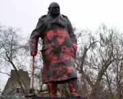 Man Charged for Vandalising Churchill Statue with 'Zionist War Criminal' Graffiti