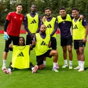 Man Utd Duo Heaven & Yoro Train in Dubai to Impress Carrick