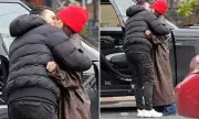 Michelle Keegan and Mark Wright Share Rare Public Kiss at Cheshire Station