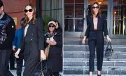 Miranda Kerr's Supermodel Stride Shines in Snowy New York
