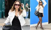Myleene Klass Defends Brooklyn Beckham Amid Family Feud in Leggy Radio Outing
