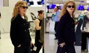 Nicole Kidman Flaunts Natural Curls at Sydney Airport in Chic Chanel