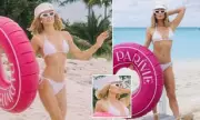 Paris Hilton Celebrates 45th Birthday in Bikini on St Barts Beach