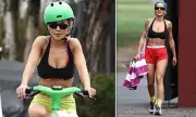 Rita Ora Flaunts Abs on Sydney Bike Ride with Husband Taika Waititi