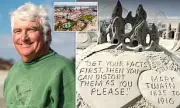 San Diego's Sandcastle Man Banned from Hotel Beach Over Mark Twain Quote