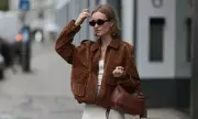Suede Bomber Jacket Trend Dominates British Spring Fashion Scene