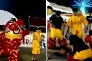 Thai Police in Lion Costume Sting Arrest Wanted Serial Burglar at Fair