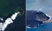 Tonga's Home Reef Volcano Creates New Island Through Rapid Eruption Growth