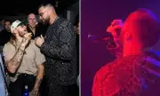 Travis Kelce Parties at Pre-Super Bowl Bash Amid Taylor Swift Drama