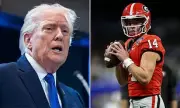 Trump's College Football Interview Veers Into Politics, Praises Georgia's Stockton