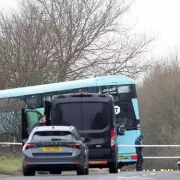 Woman Dies in Templepatrick Crash Involving Bus and Car, Driver Hospitalised