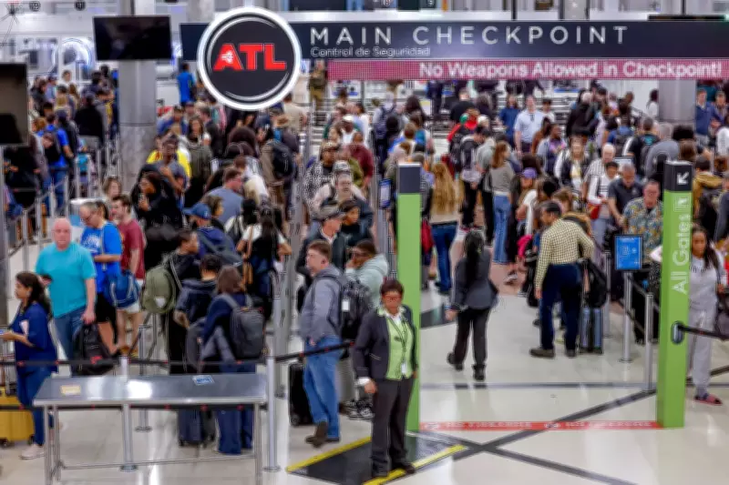 Airport Chaos as TSA Shutdown Sparks Hours-Long Security Lines Across US