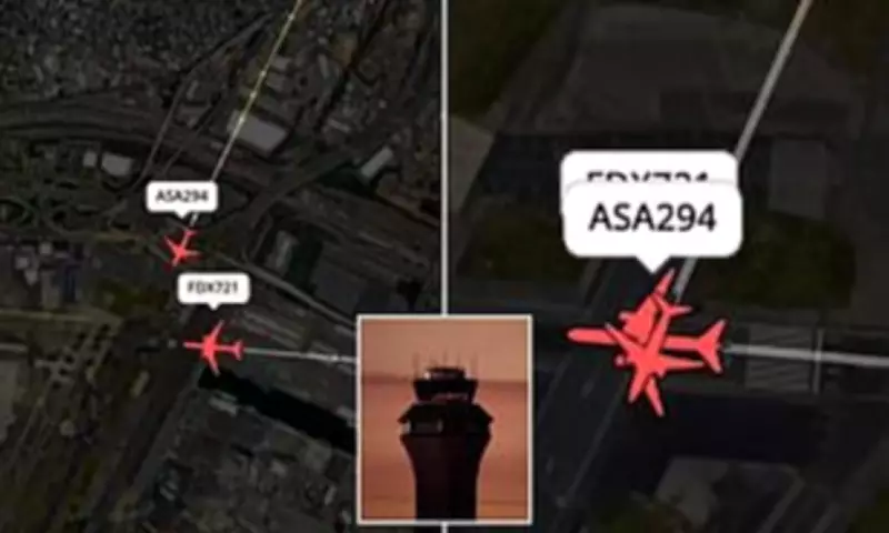 Alaska Airlines and FedEx Planes Narrowly Avoid Collision at Newark Airport