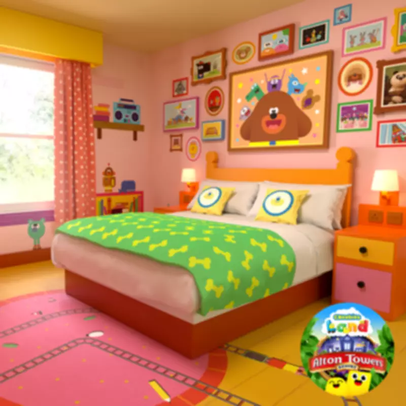 Alton Towers Unveils New Hey Duggee Themed Hotel Rooms for Families