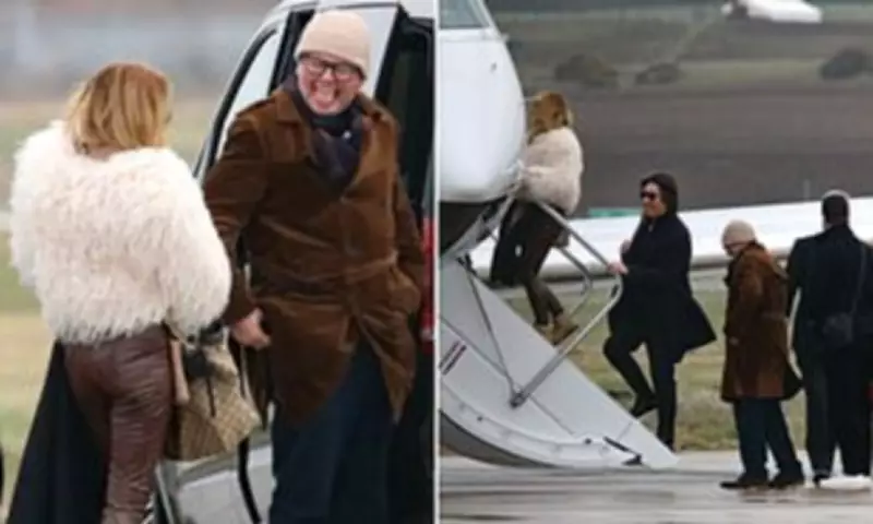 Amanda Holden and Alan Carr's Private Jet Trip to New Scottish Castle